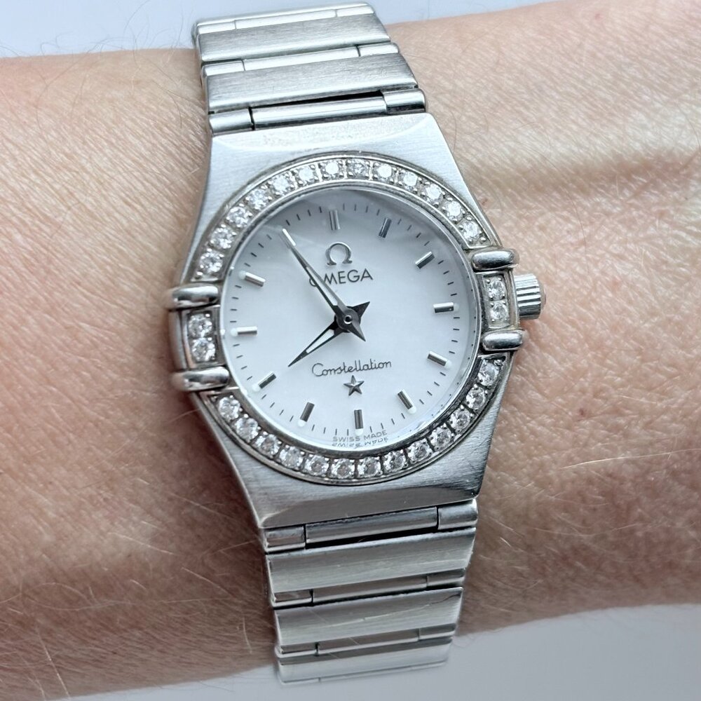 Omega Constellation Featuring Stainless Steel, Diamonds